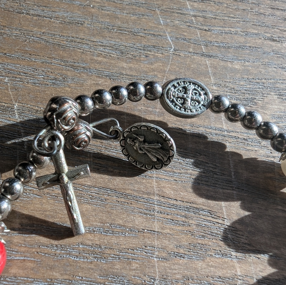 Beaded Christian Bracelet - Picture 2 of 2